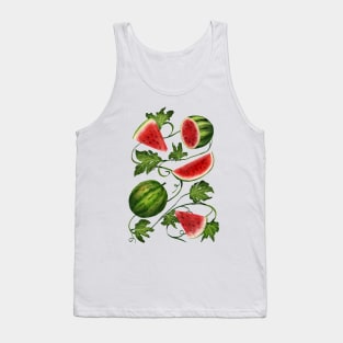 Watermelon and Vines Tank Top